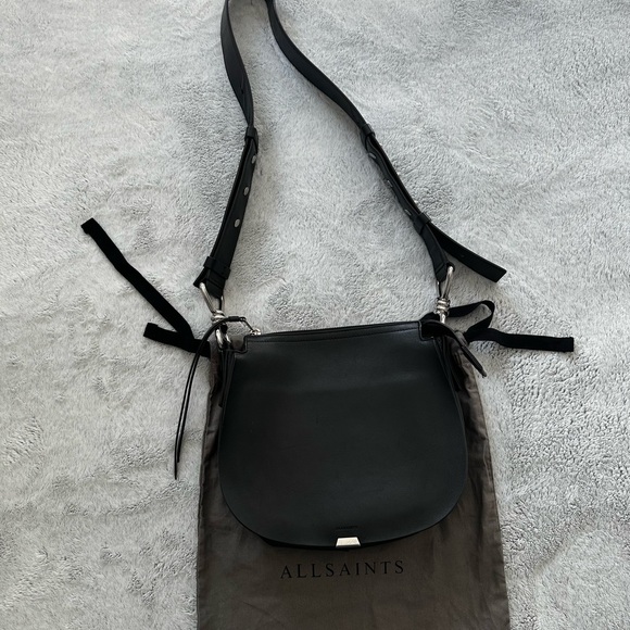 All Saints Captain Round Crossbody Bag - Picture 5 of 9